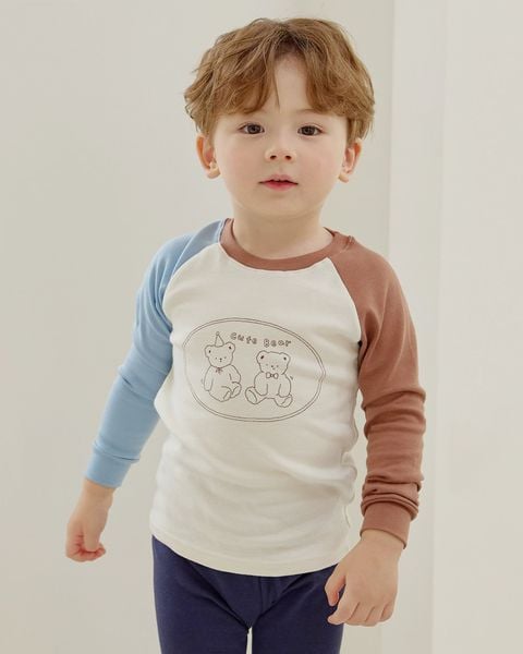 Bộ đồ dài dáng ôm cotton spandex bé trai U1318
