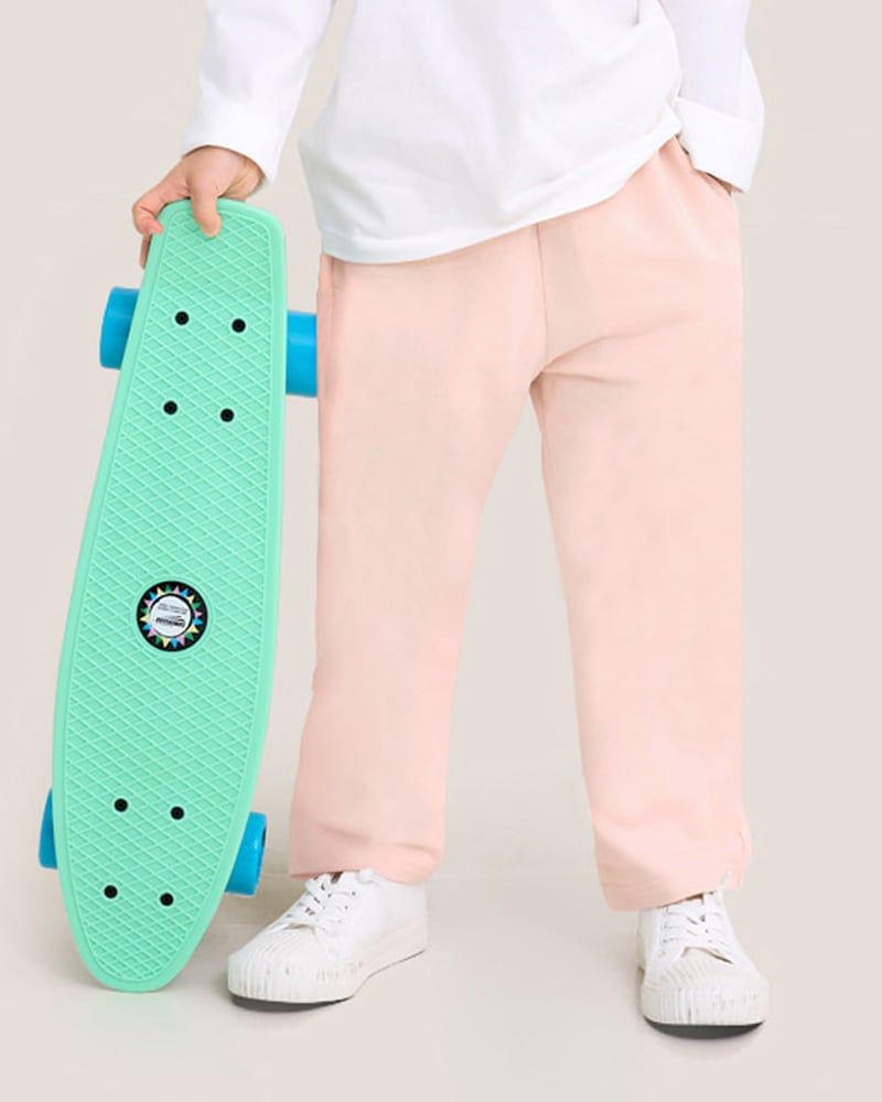 Quần dài dáng suông thu đông cotton spandex bé trai và bé gái U950D