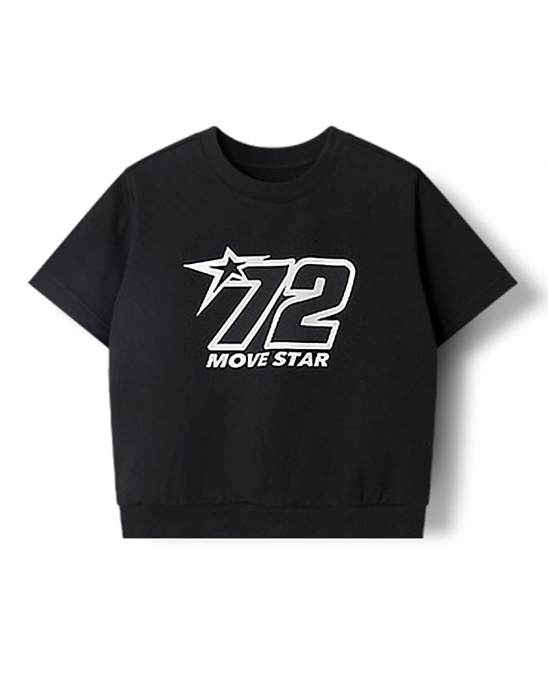 Áo Sweater tay ngắn Form Rộng Oversize Cotton Spandex U900M