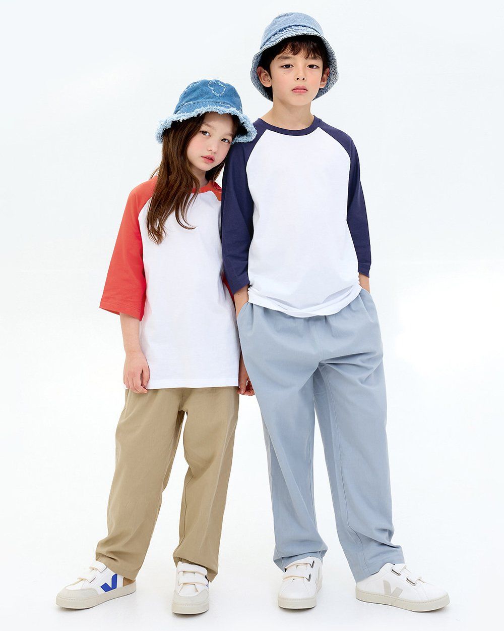 Áo phông tay lửng cotton mịn bé trai và bé gái U900B