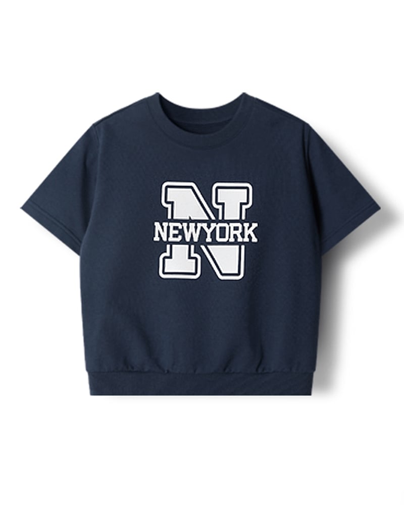 Áo Sweater tay ngắn Form Rộng Oversize Cotton Spandex U900M