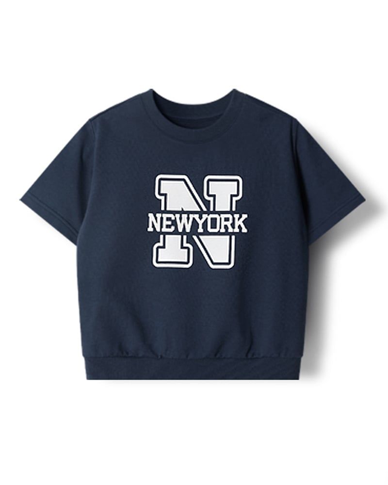 Áo Sweater tay ngắn Form Rộng Oversize Cotton Spandex U900M