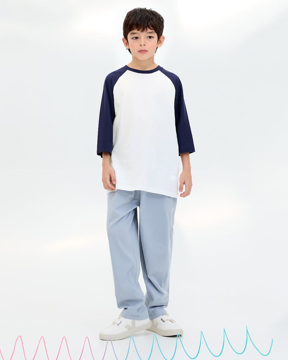 Quần Baggy vải cotton bé trai và bé gái U950A