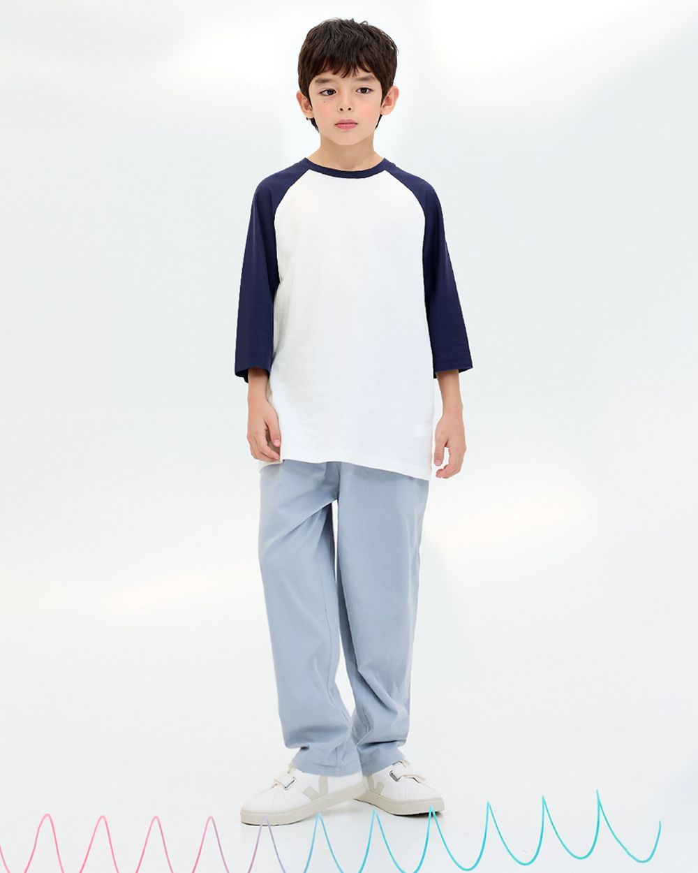 Quần Baggy vải cotton bé trai và bé gái U950A