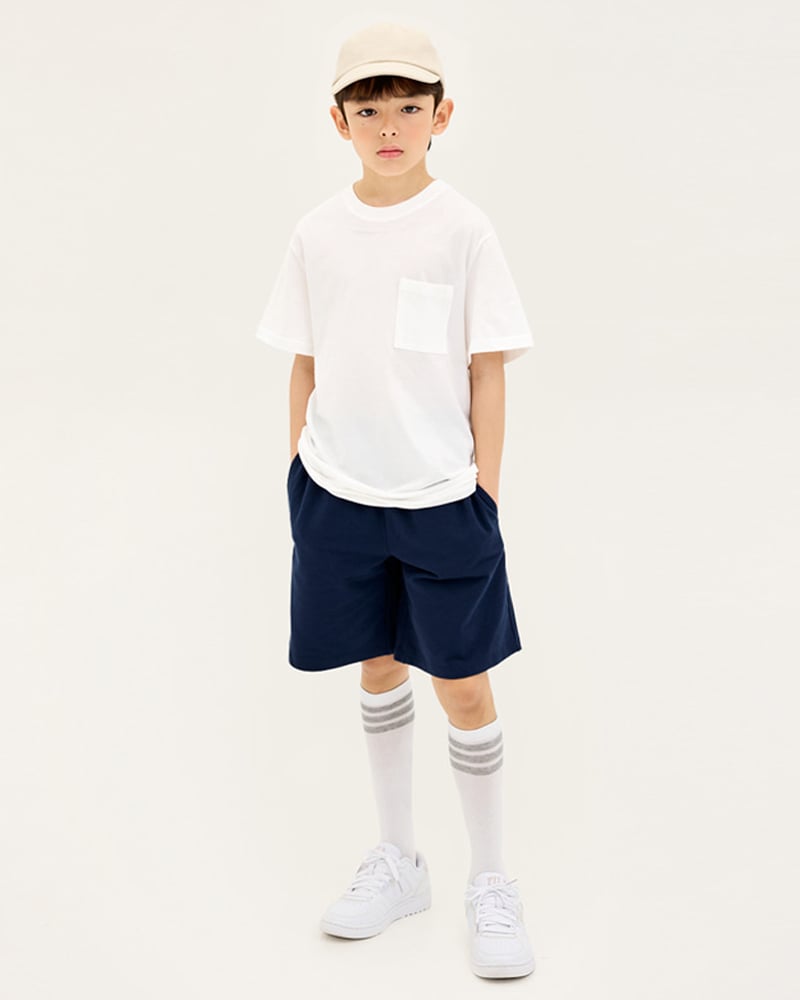 Quần short vải cotton spandex bé trai và bé gái U950C