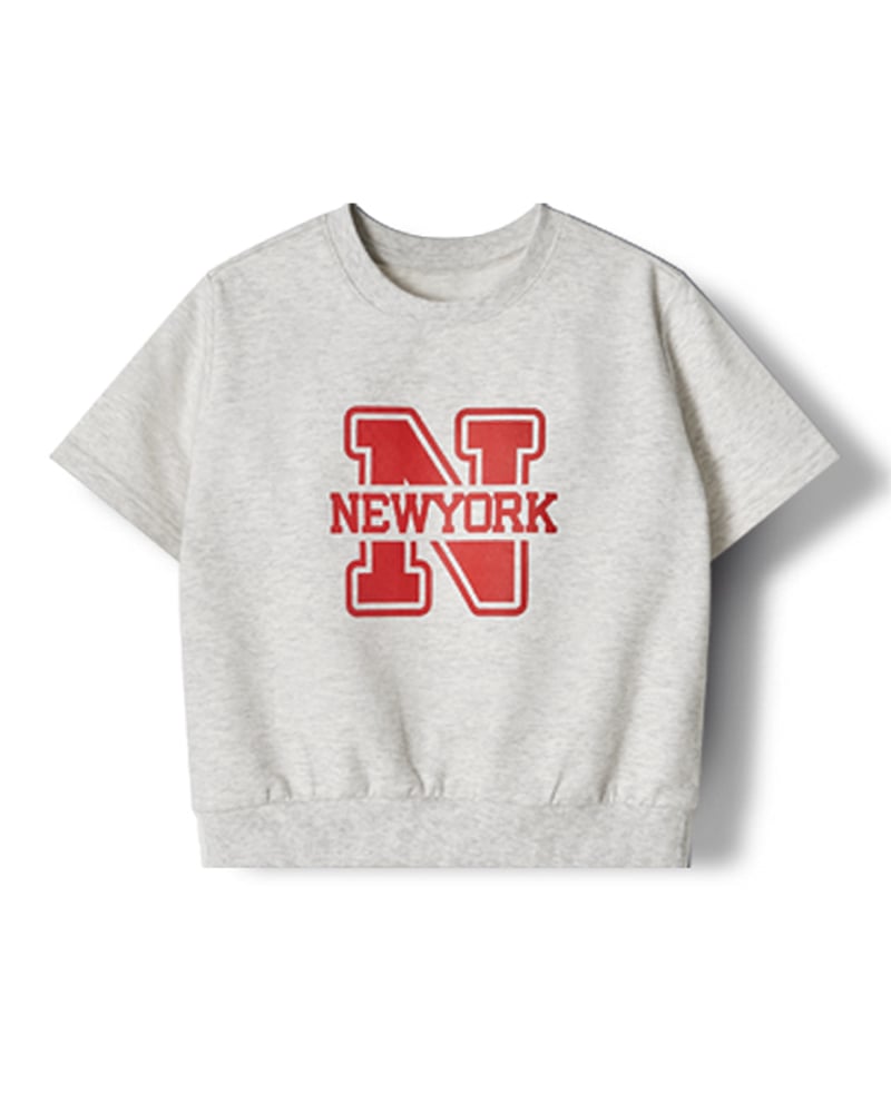 Áo Sweater tay ngắn Form Rộng Oversize Cotton Spandex U900M