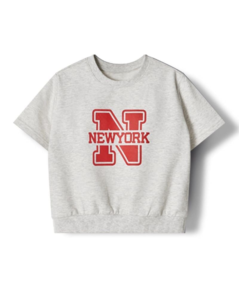 Áo Sweater tay ngắn Form Rộng Oversize Cotton Spandex U900M