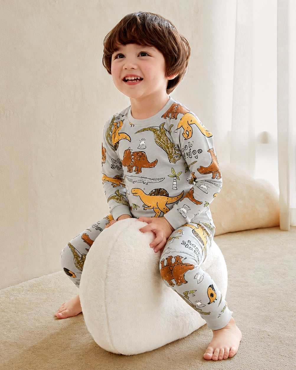 Bộ đồ dài dáng ôm cotton spandex bé trai U1091