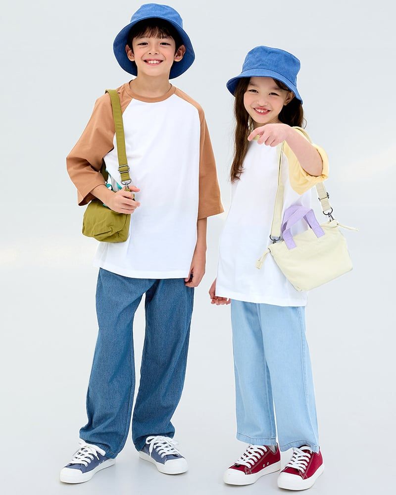 Áo phông tay lửng cotton mịn bé trai và bé gái U900B