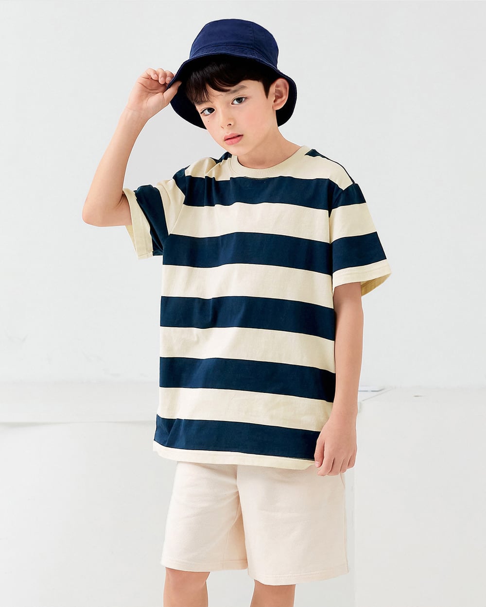 Quần short vải cotton spandex bé trai và bé gái U950C