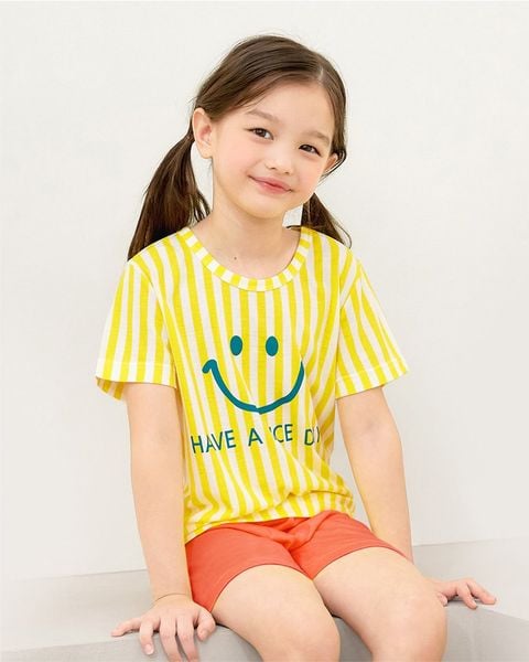 Bộ đồ ngắn Cool Feel mịn mỏng mát bé gái U3170