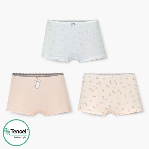 Set 3 quần chip đùi vải Tencel cho bé gái U6057