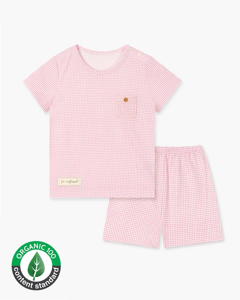 Bộ đồ ngắn cotton mịn bé gái U3222