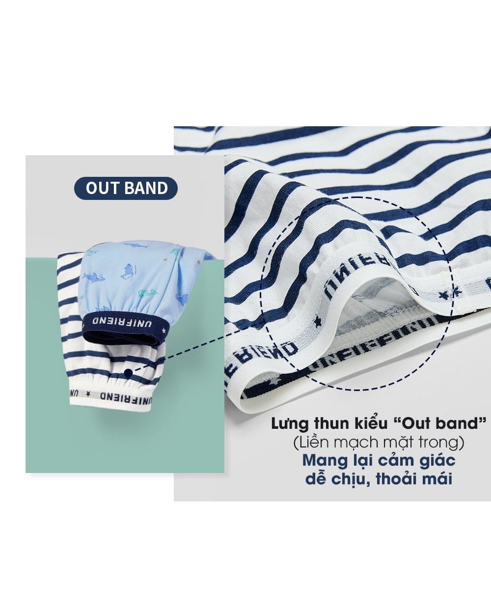 Set 5 quần chip đùi bé trai U6065