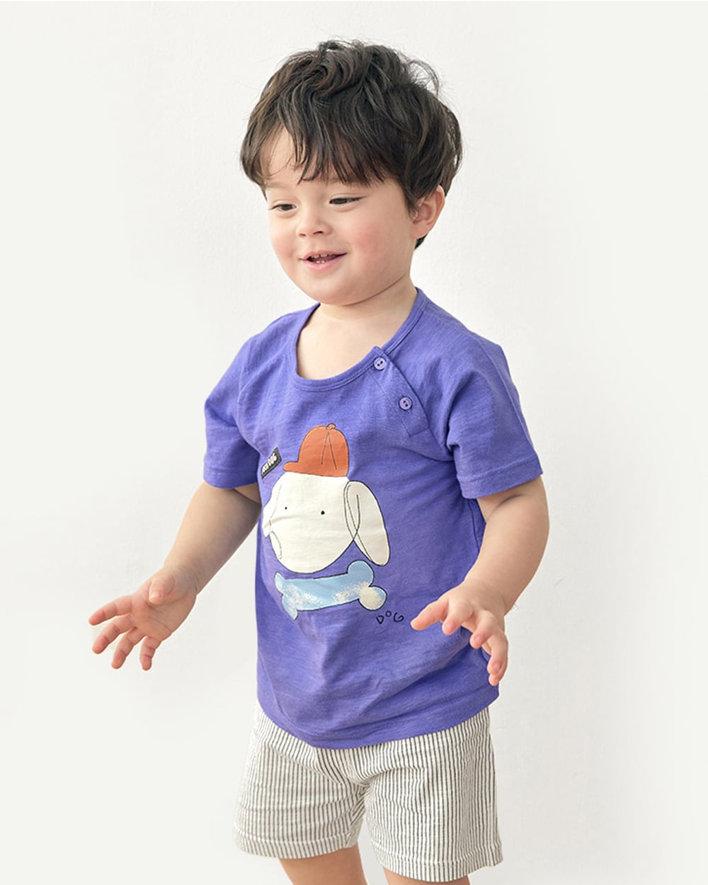 Bộ đồ ngắn cotton mịn bé trai U3107