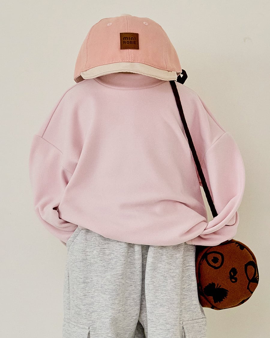 Áo dài tay cổ 3 phân vải nỉ cào bông ấm bé trai và bé gái U900E