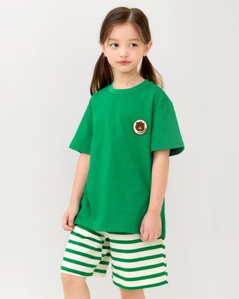 Bộ đồ ngắn cotton mịn bé trai và bé gái U3158