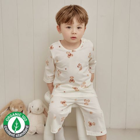 Bộ đồ lửng cotton mịn bé trai và bé gái U2160