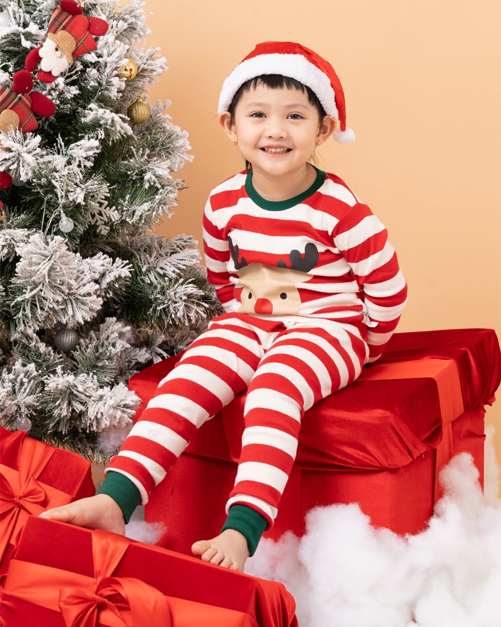 Bộ đồ dài dáng ôm cotton mịn bé trai và bé gái U1161