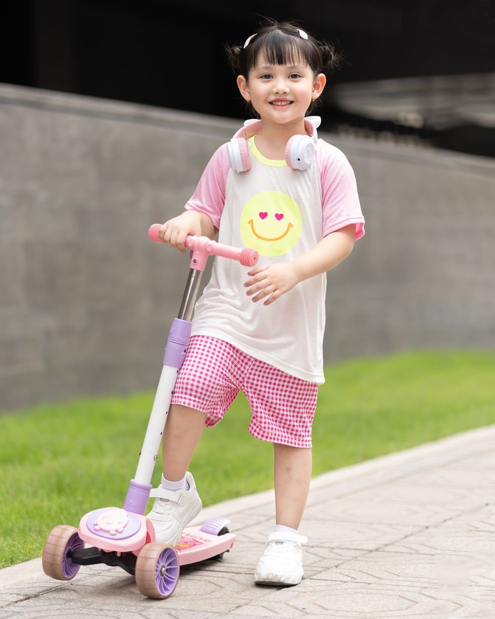 Bộ đồ ngắn Cool Feel mịn mỏng mát bé gái U3168