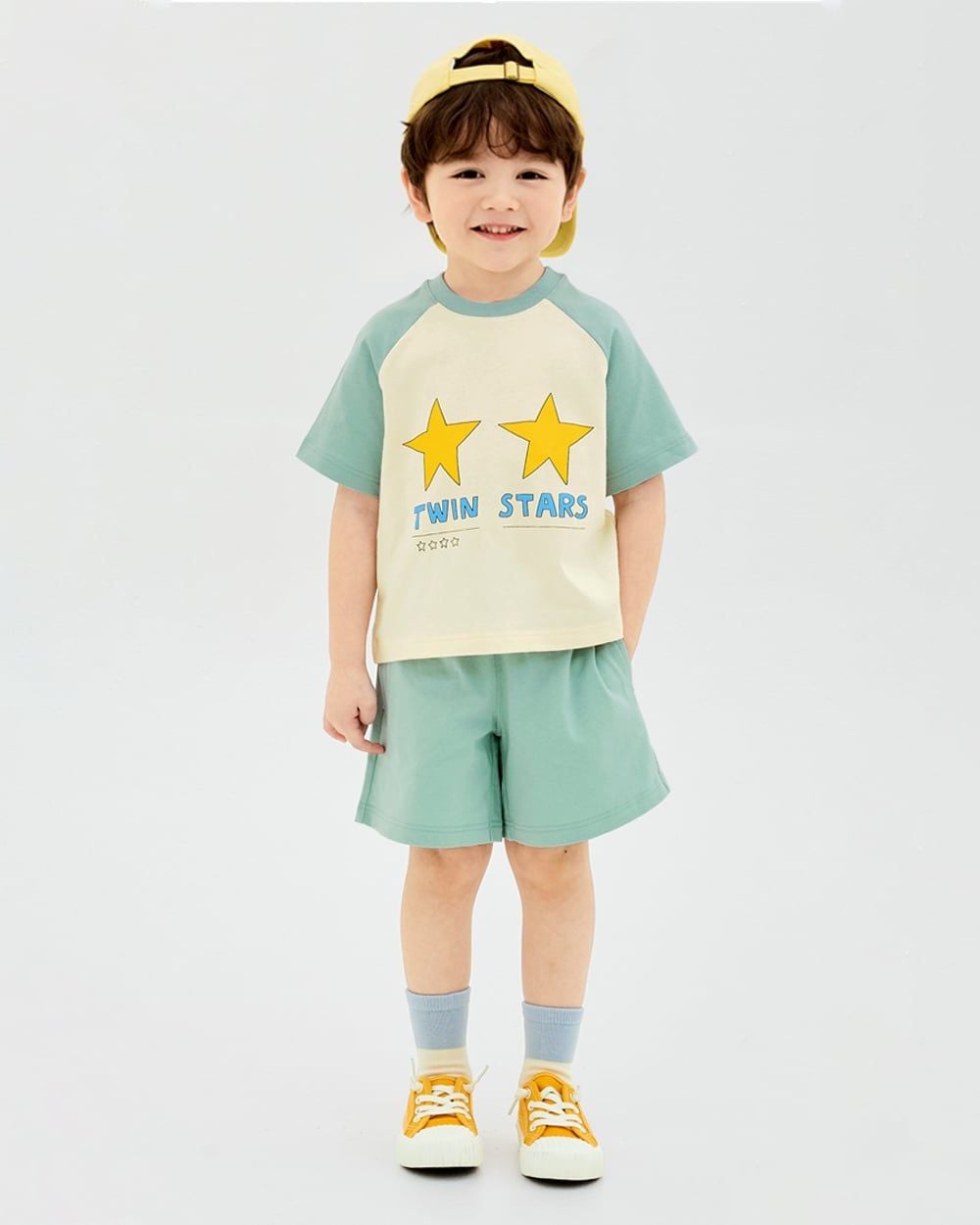 Bộ đồ ngắn cotton mịn bé trai và bé gái U3180