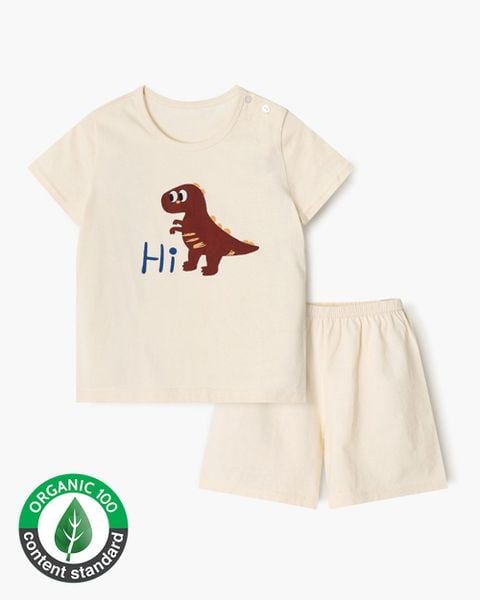 Bộ đồ ngắn cotton mịn bé trai U3195
