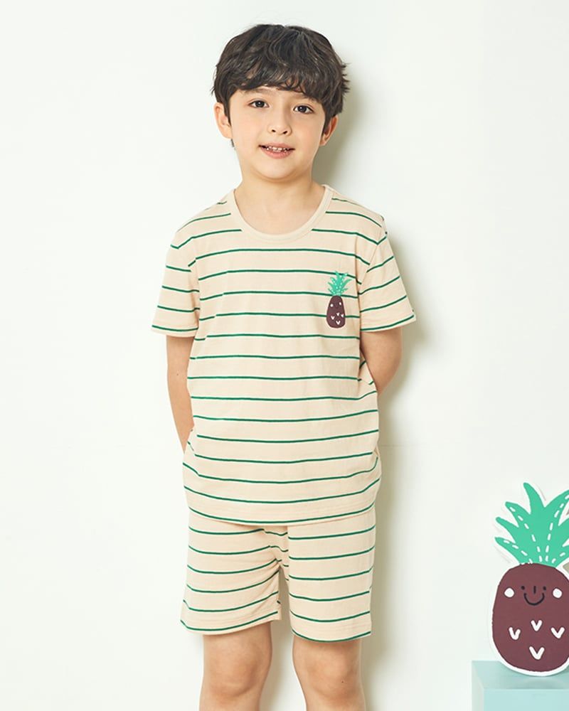 Bộ đồ ngắn cotton mịn bé trai U3009