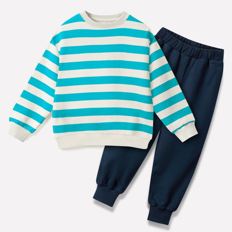[Lẻ size] Bộ đồ dài tay cotton cho bé trai và bé gái lẻ size U8008