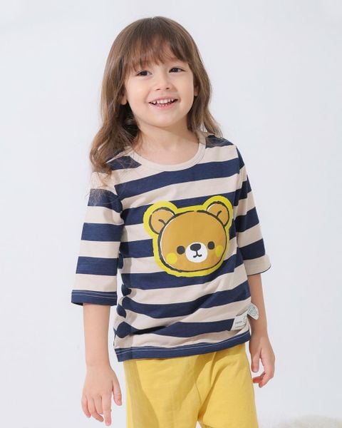 Bộ đồ lửng cotton mịn bé trai và bé gái U2110