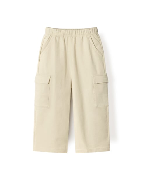 Quần cargo ống suông vải cotton spandex dày vừa U950S