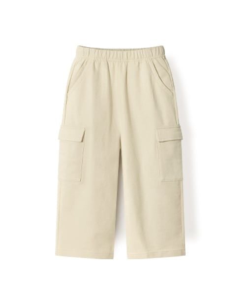 Quần cargo ống suông vải cotton spandex dày vừa U950S