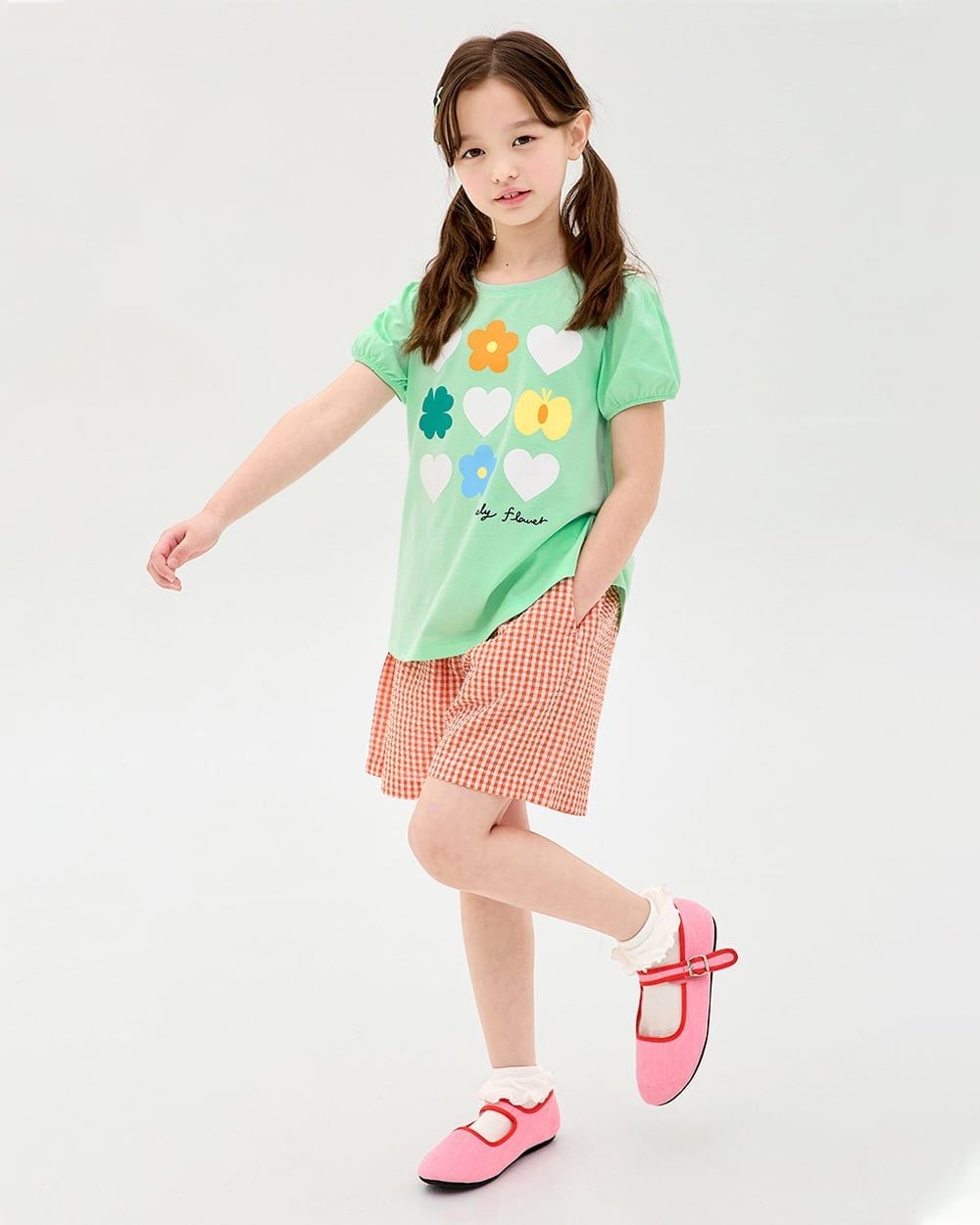 Bộ đồ ngắn cotton mịn bé gái U3216