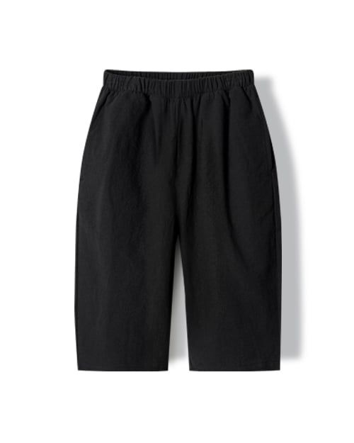 Quần vải cotton dệt thoi, mỏng nhẹ, dài đến mắt cá chân U950R