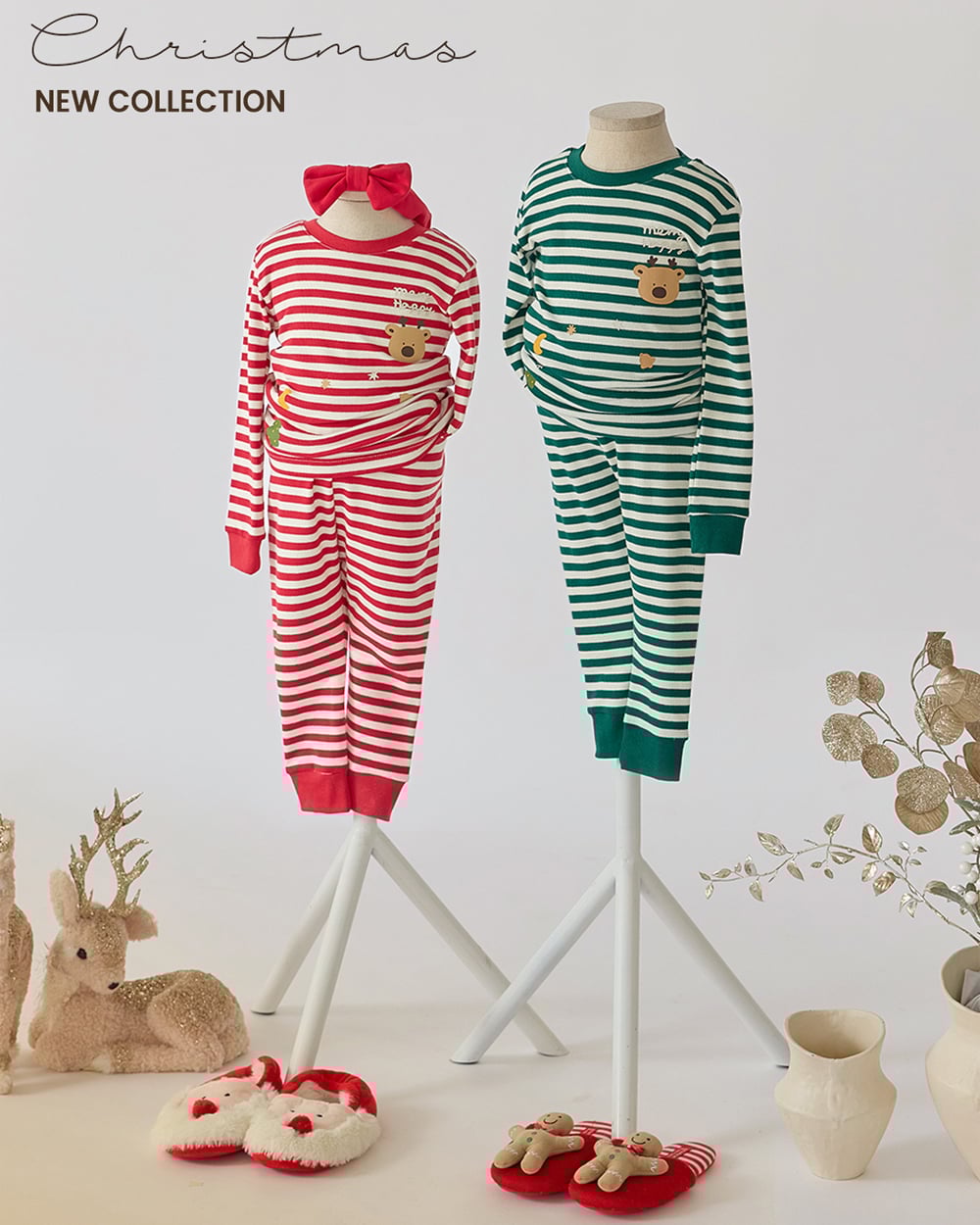 Bộ đồ dài dáng ôm cotton mịn bé trai và bé gái U1278