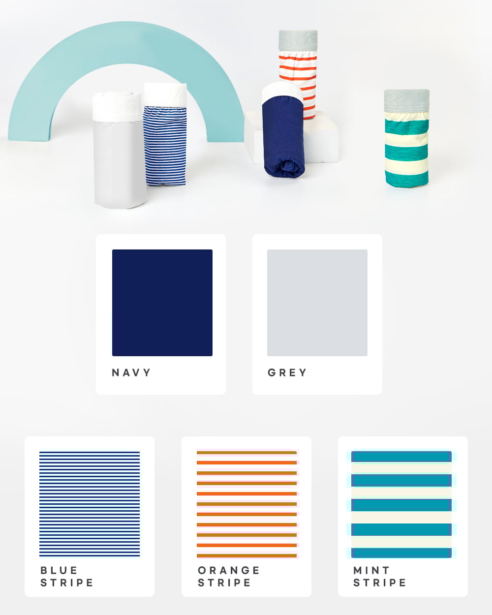 Set 5 quần chip tam giác bé trai U6032