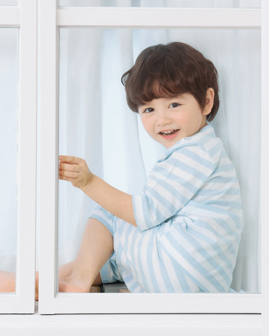 Bộ đồ lửng cotton mịn bé trai và bé gái U2125