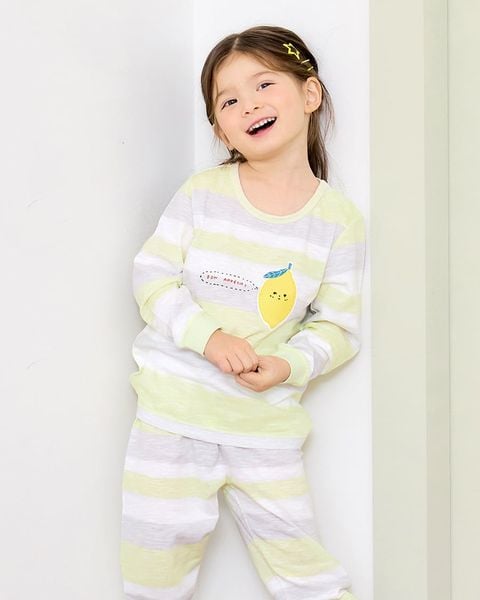 Bộ đồ dài cotton mịn bé trai và bé gái U1235