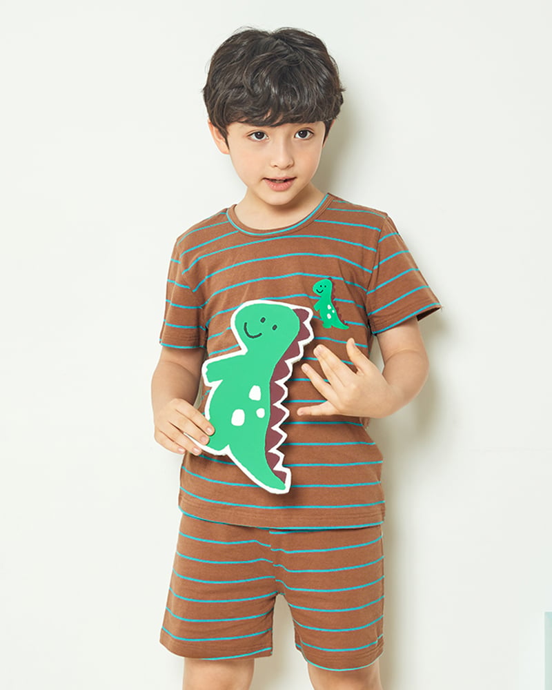 Bộ đồ ngắn cotton mịn bé trai U3028