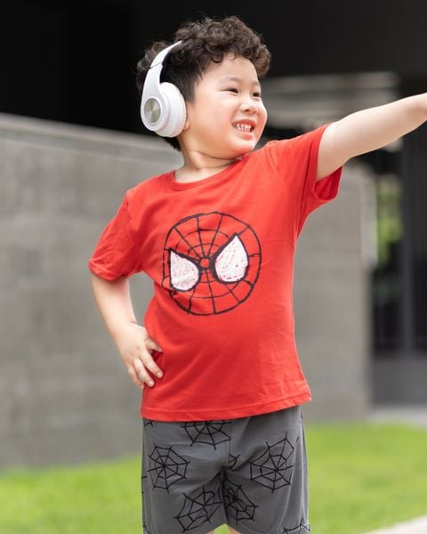 Bộ đồ ngắn cotton mịn bé trai U3022