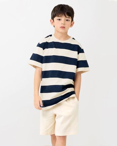 Bộ đồ ngắn cotton mịn bé trai và bé gái U3160