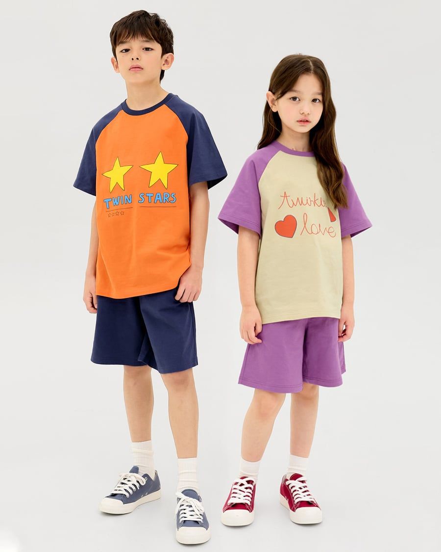 Bộ đồ ngắn cotton mịn bé trai U3190