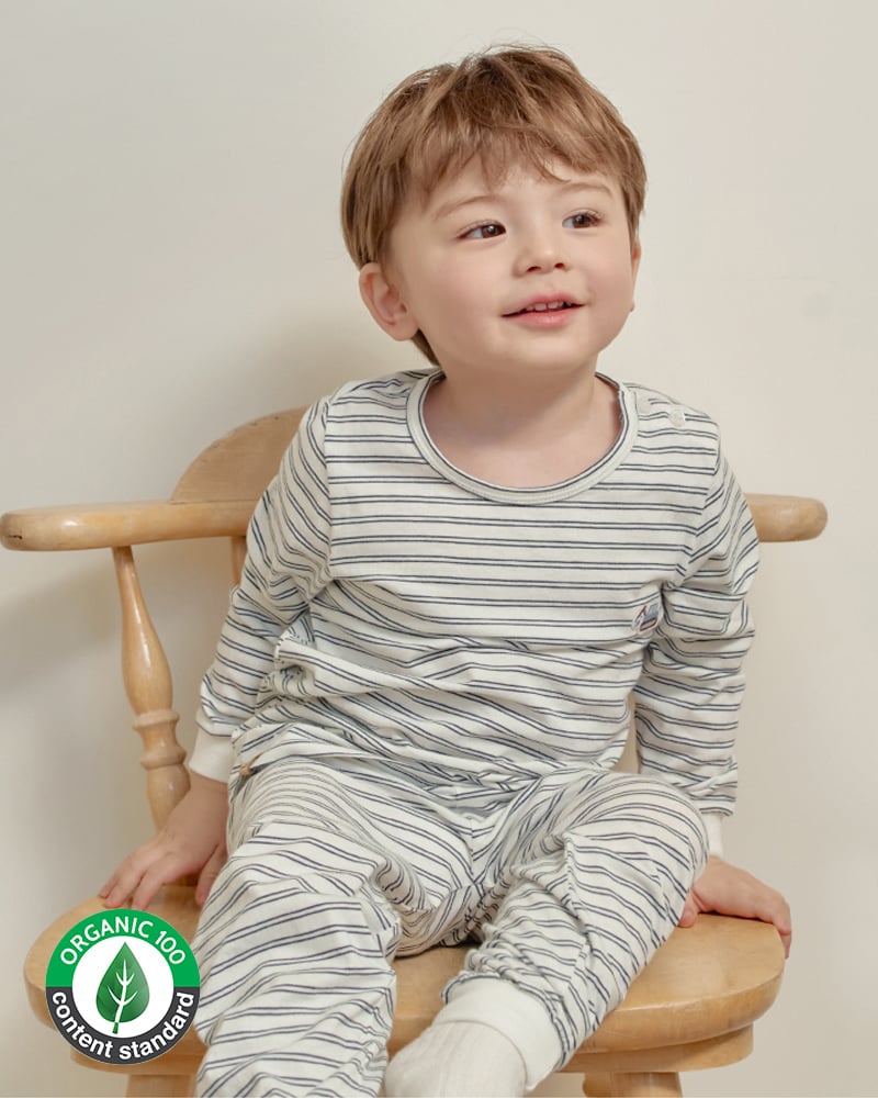 Bộ đồ dài cotton mịn dáng rộng bé trai U1317