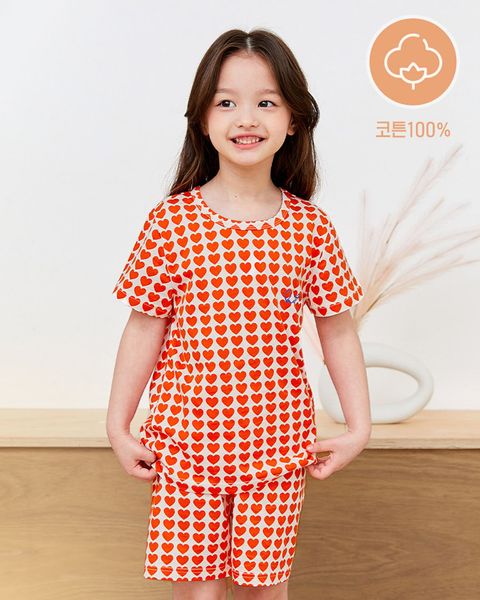 Bộ đồ ngắn cotton mịn bé gái U3124