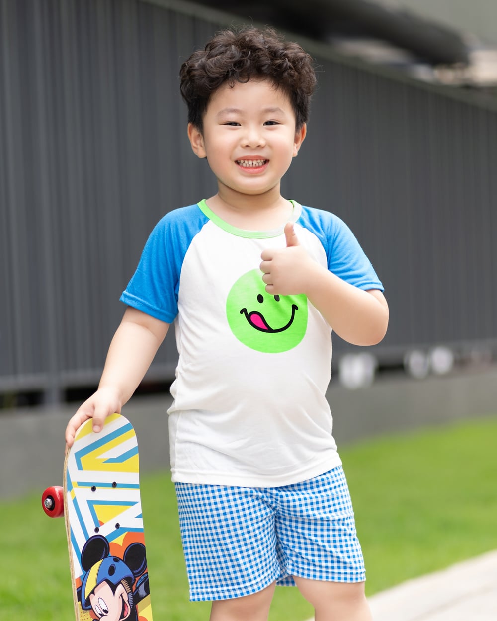 Bộ đồ ngắn Cool Feel mịn mỏng mát bé trai và bé gái U3169