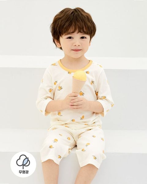 Bộ đồ lửng cotton mịn bé trai và bé gái U2158