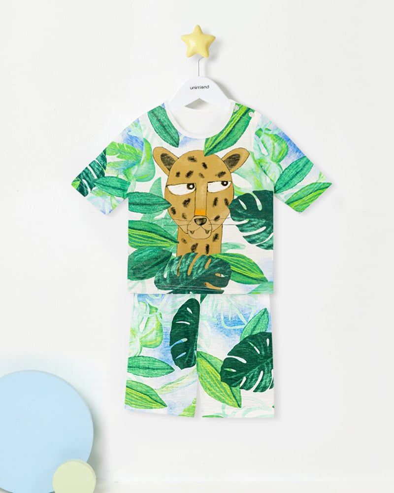 Bộ đồ lửng cotton mịn bé trai và bé gái U2051