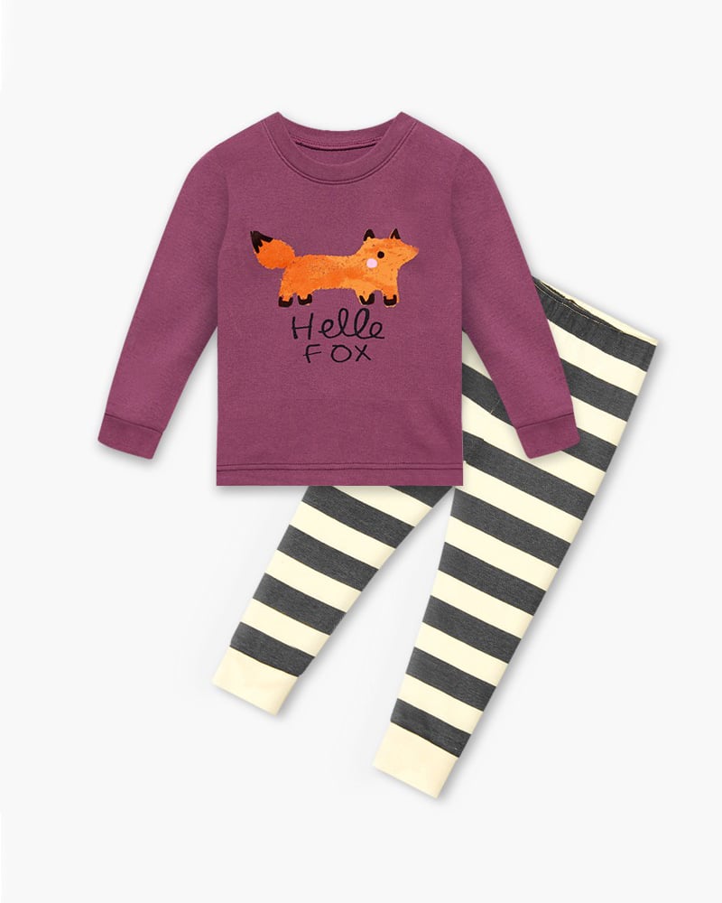 Bộ đồ dài dáng ôm cotton mịn bé trai và bé gái U1204