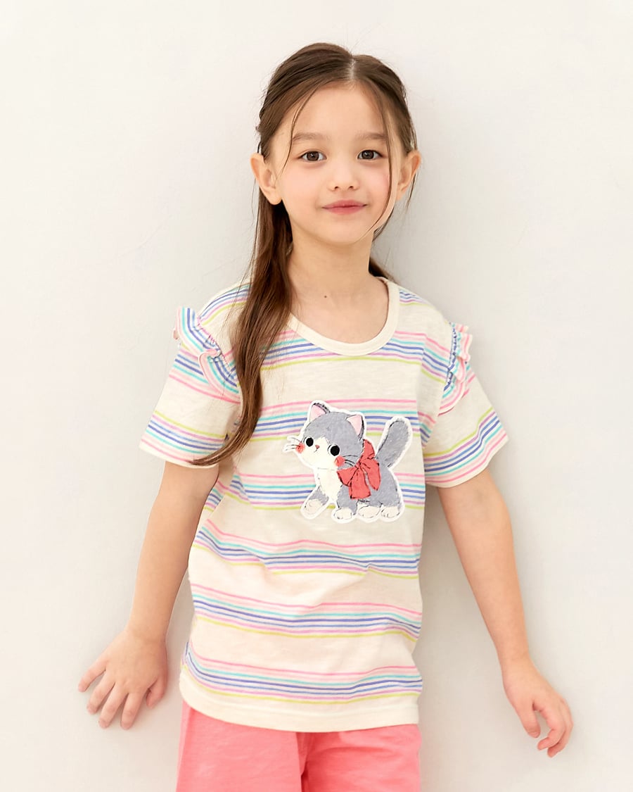 Bộ đồ ngắn cotton mịn bé gái U3142