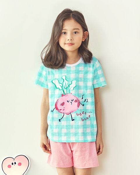Bộ đồ ngắn cotton mịn bé gái U3034