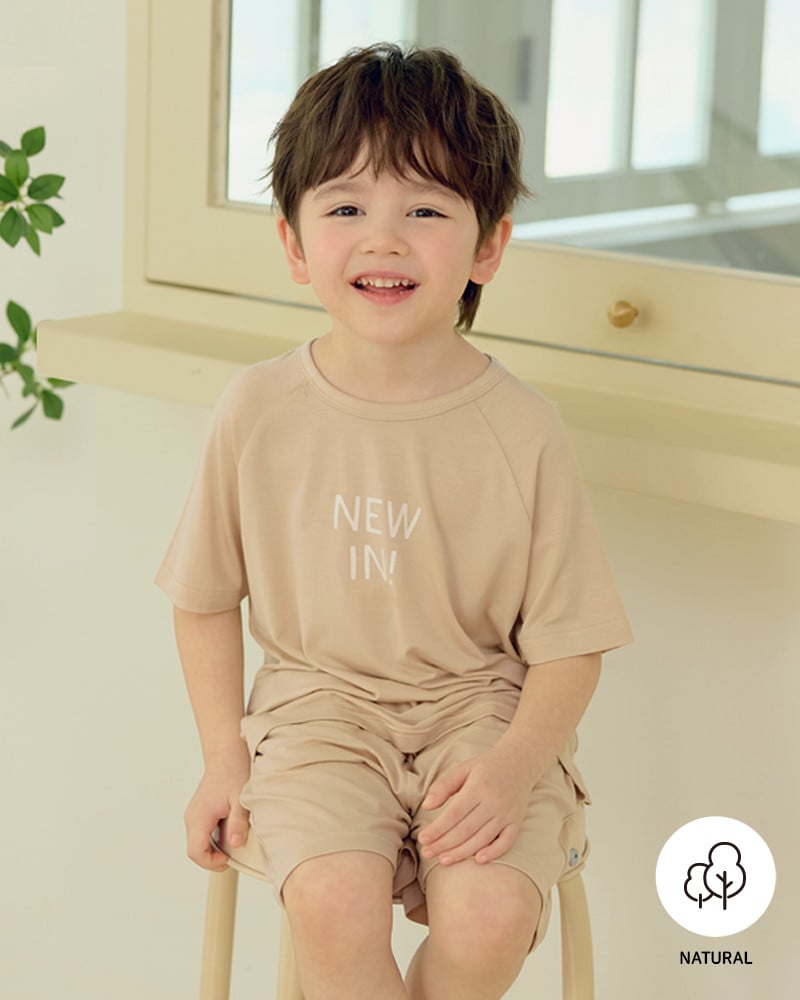 Bộ đồ ngắn mặc nhà vải Tencel Modal siêu mềm mát bé trai và bé gái U3237